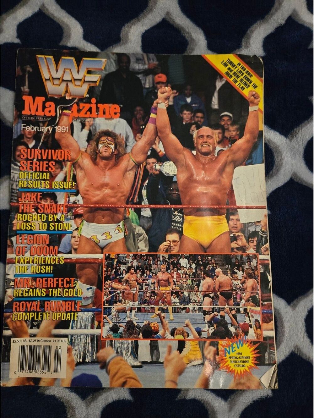 WWF Magazine February 1991 Survivor Series Official Results Issue